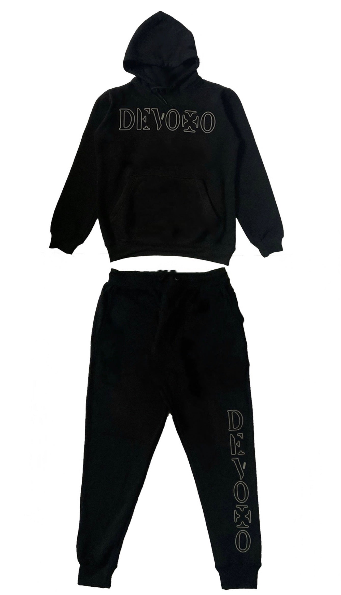 Reflective Graphic Tracksuit - Mens Full Set