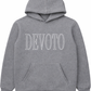 Contrast Stitch Hooded Tracksuit - Grey Full Set