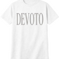 Mens White and Grey Graphic T Shirt
