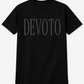 Mens Dark Grey/ Night Blue Graphic Black T shirt