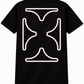 Mens Original Black and White Graphic T-Shirt