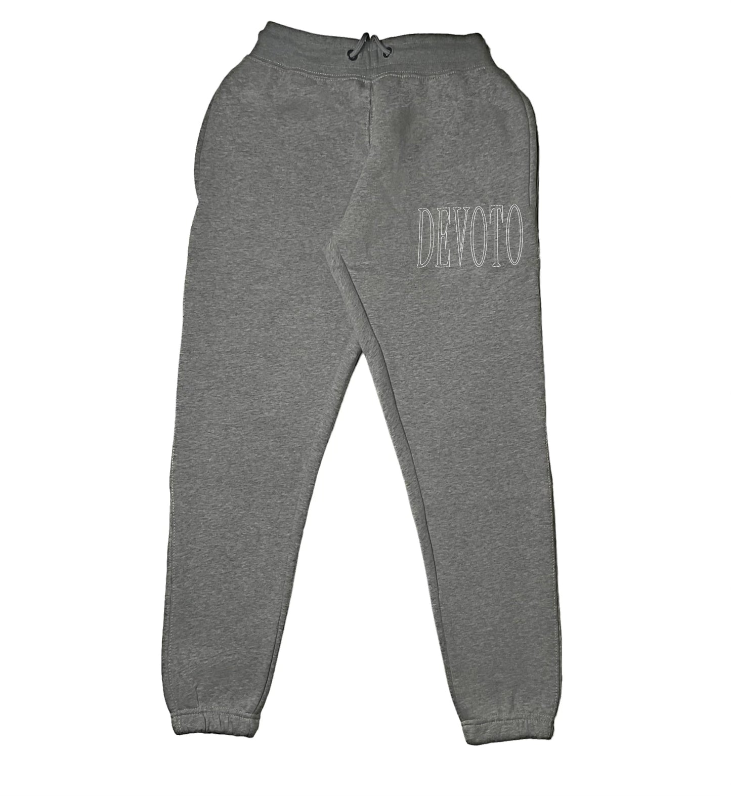 Contrast Stitch Hooded Tracksuit - Grey Full Set